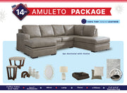 Amuleto Sectional LAF Corner Chaise Living Room 14PC Package