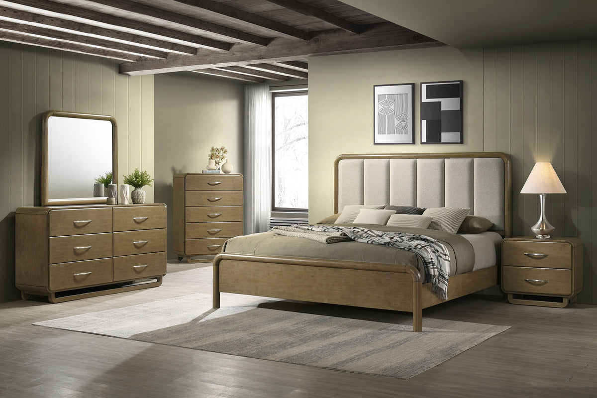 Juego de dormitorio Amsbury color nuez moscada