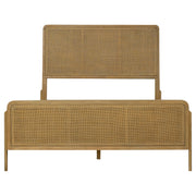Arini RattanPanel Bed Sand Wash and Natural