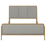 Arini RattanPanel Bed Sand Wash and Natural