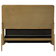 Arini RattanPanel Bed Sand Wash and Natural