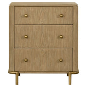 Arini 3-drawer Nightstand Black