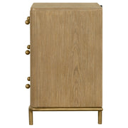 Arini 3-drawer Nightstand Black