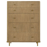 Arini 5-drawer Bedroom Chest Black