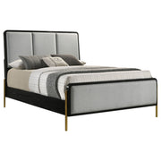 Arini RattanPanel Bed Sand Wash and Natural