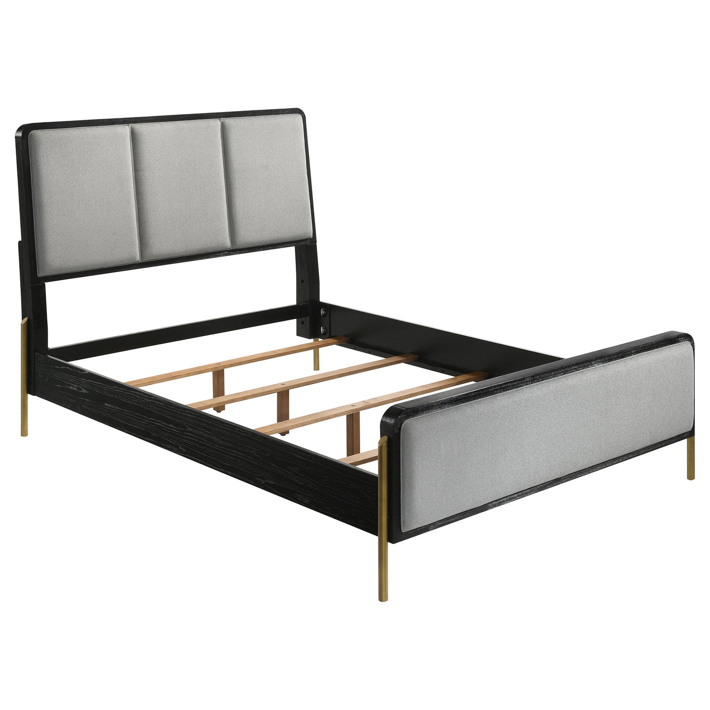 Arini Bedroom Set Black and Natural