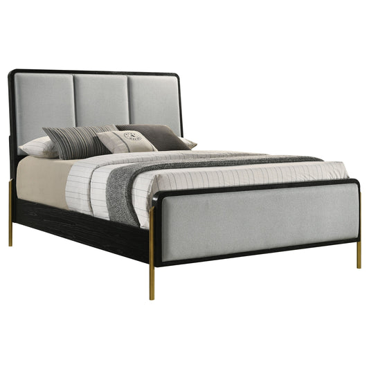 Arini Grey Queen Panel Bed