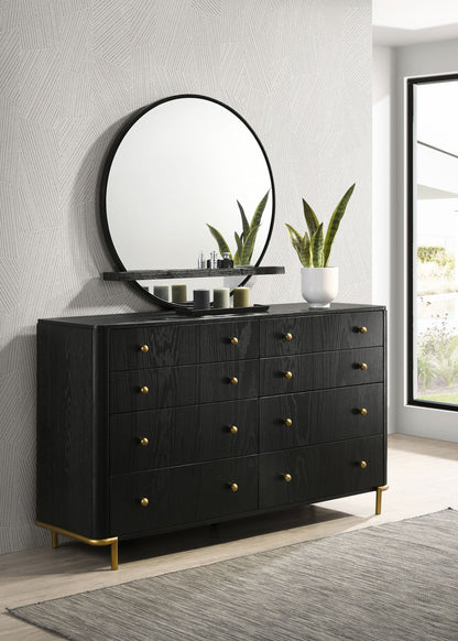 Arini 8-Drawer Dresser – Black