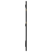 Espejo de pie de suelo con tejido de caña Arini, color negro