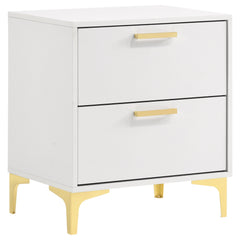 Kendall 2-drawer Nightstand Black