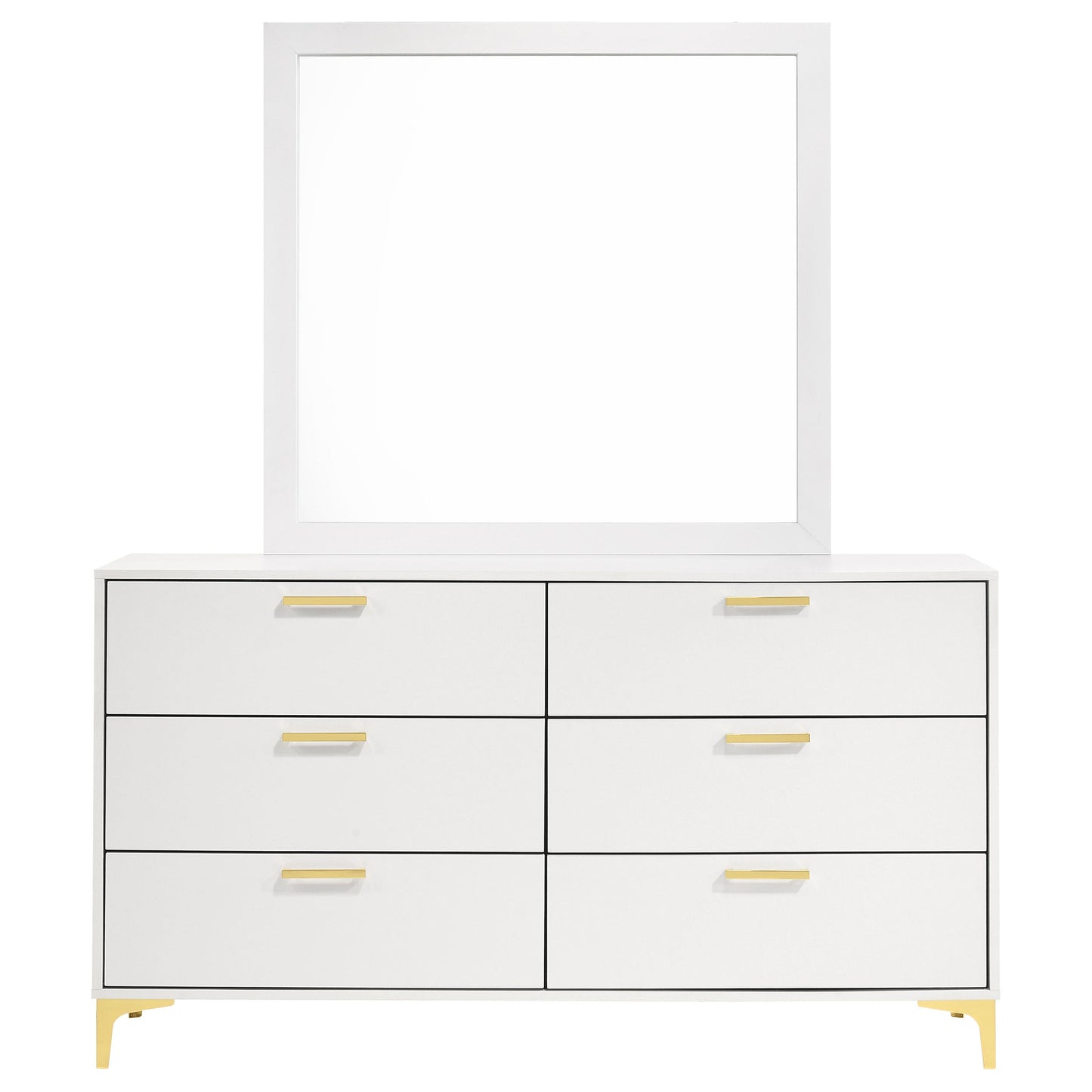 Kendall 6-drawer Dresser Black