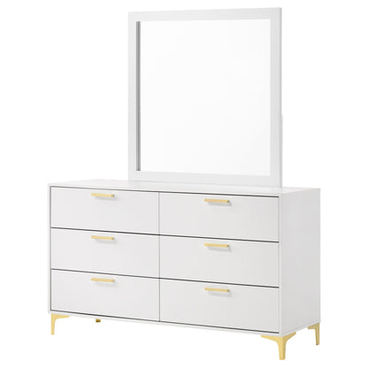 Kendall 6-drawer Dresser Black