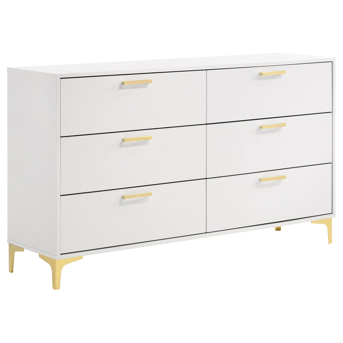 Kendall 6-drawer Dresser Black