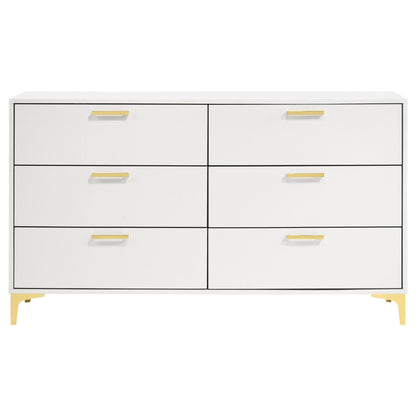Kendall 6-drawer Dresser Black