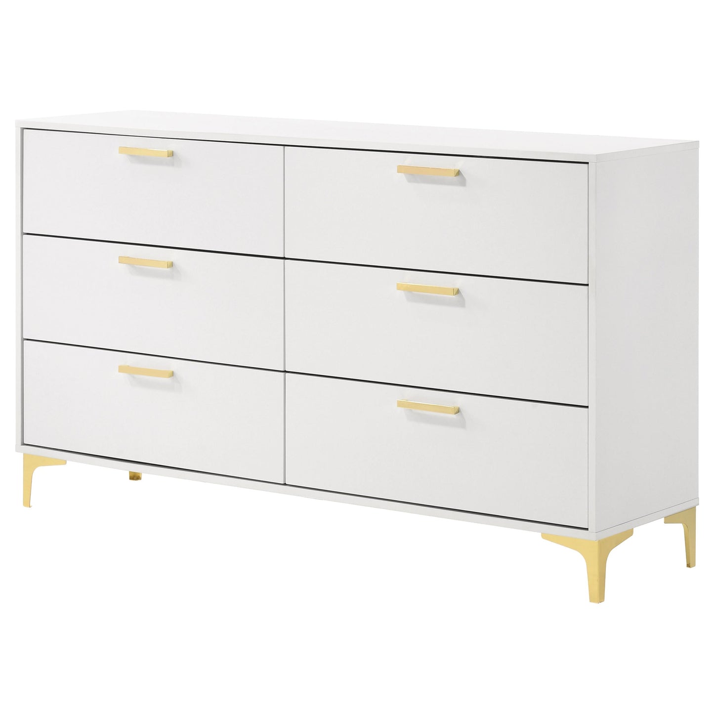 Kendall 6-drawer Dresser Black