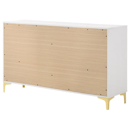 Kendall 6-drawer Dresser Black