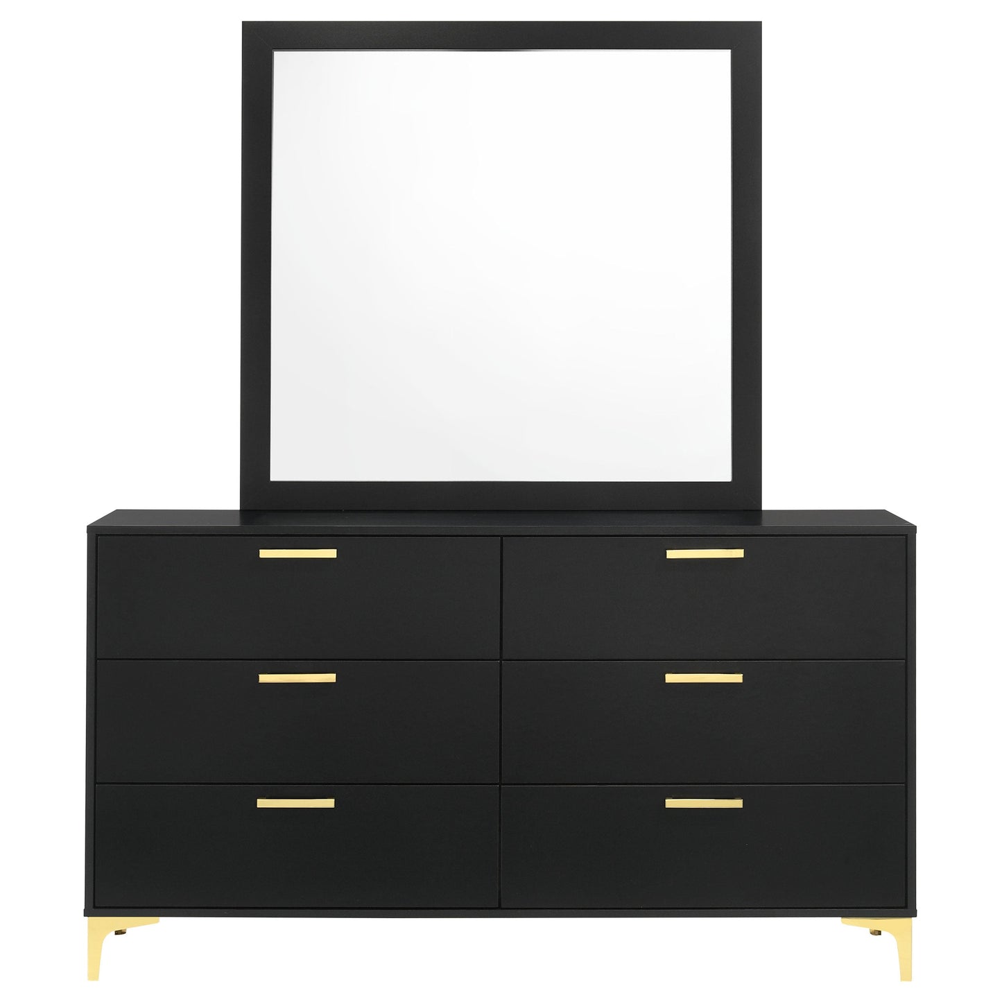 Kendall 6-drawer Dresser Black