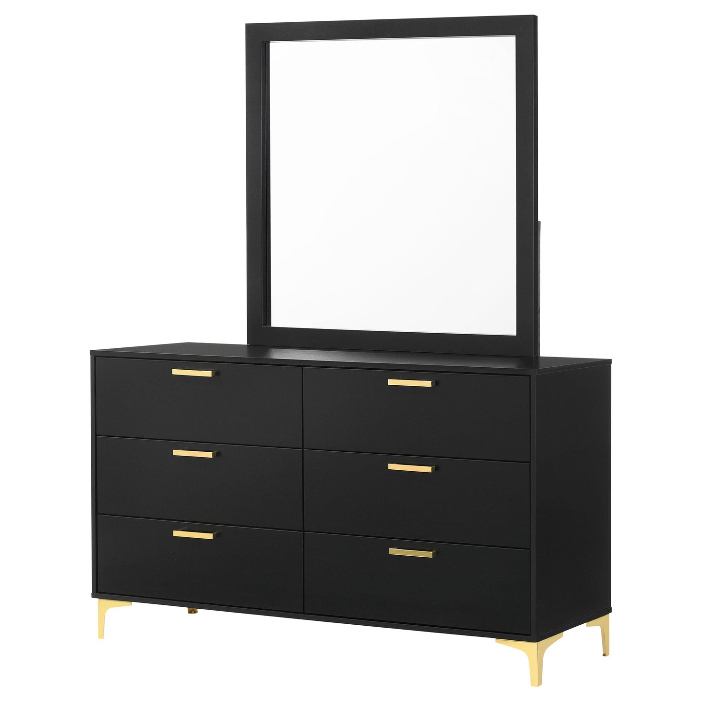 Kendall 6-drawer Dresser Black