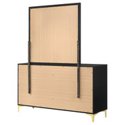 Kendall 6-drawer Dresser Black