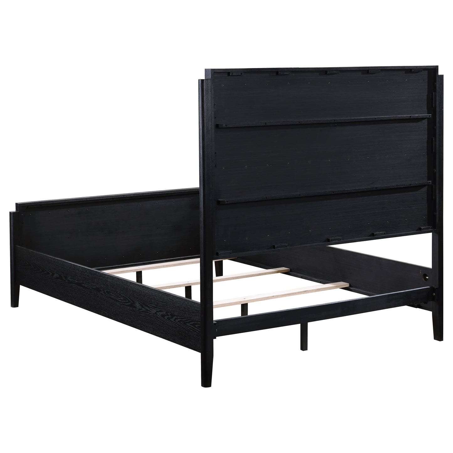 Cama tapizada Brookmead de 60 pulgadas, color negro