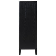Cómoda de dormitorio Brookmead de 5 cajones, color negro