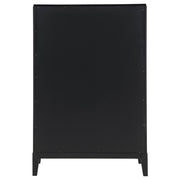 Cómoda de dormitorio Brookmead de 5 cajones, color negro