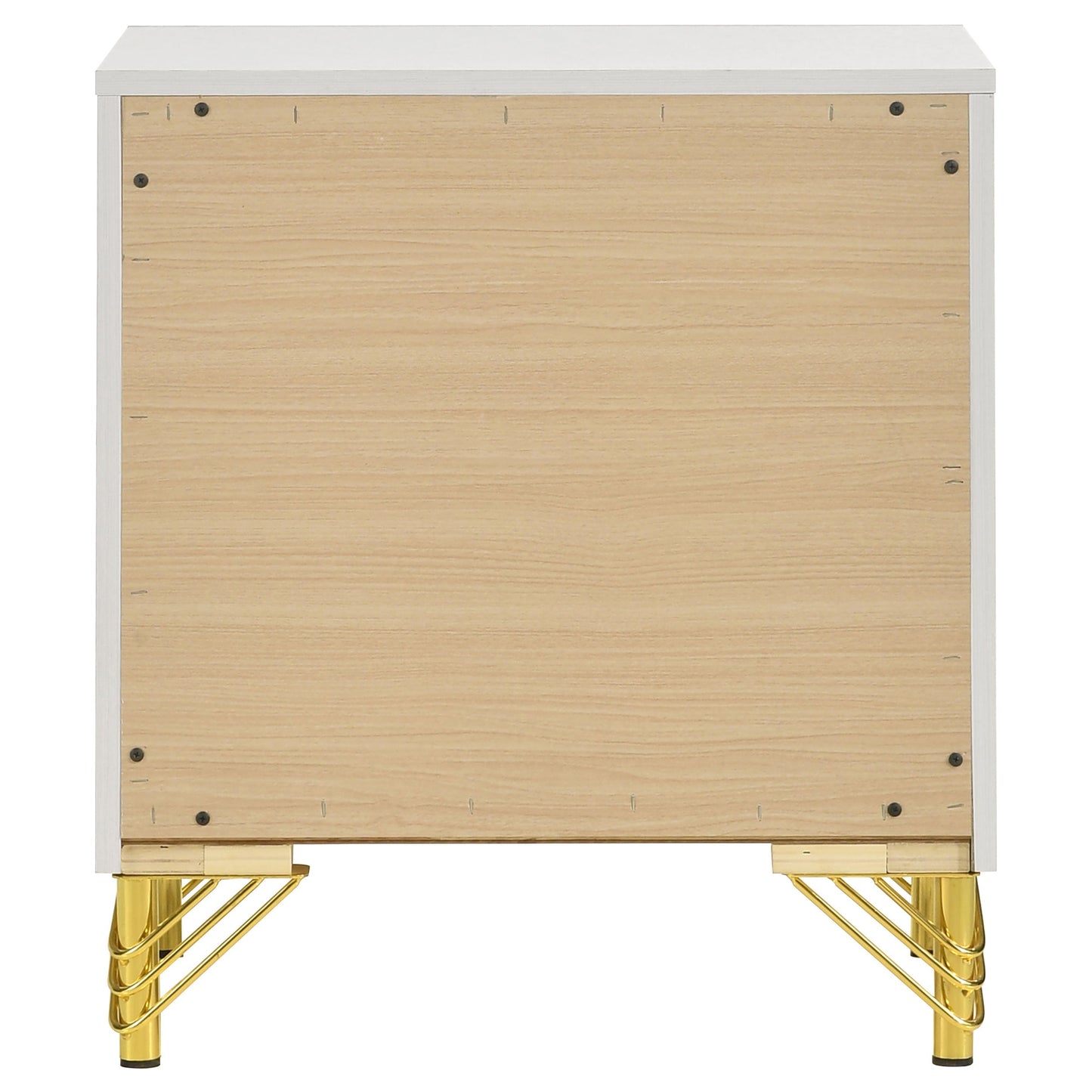 Lucia 2-drawer Nightstand Bedside Table Black