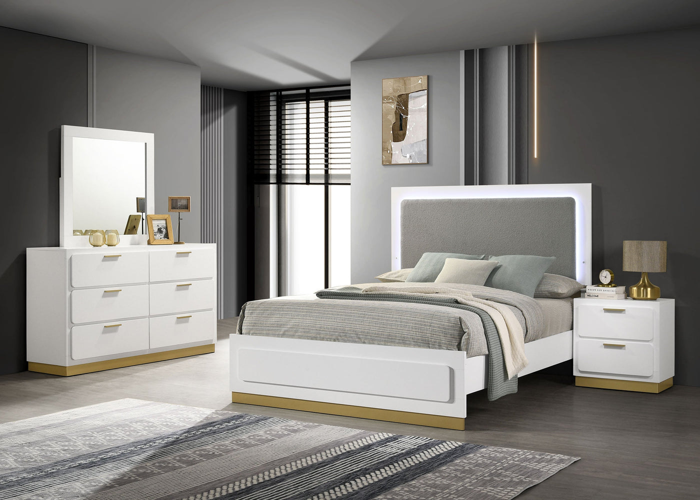 Juego de dormitorio Caraway negro