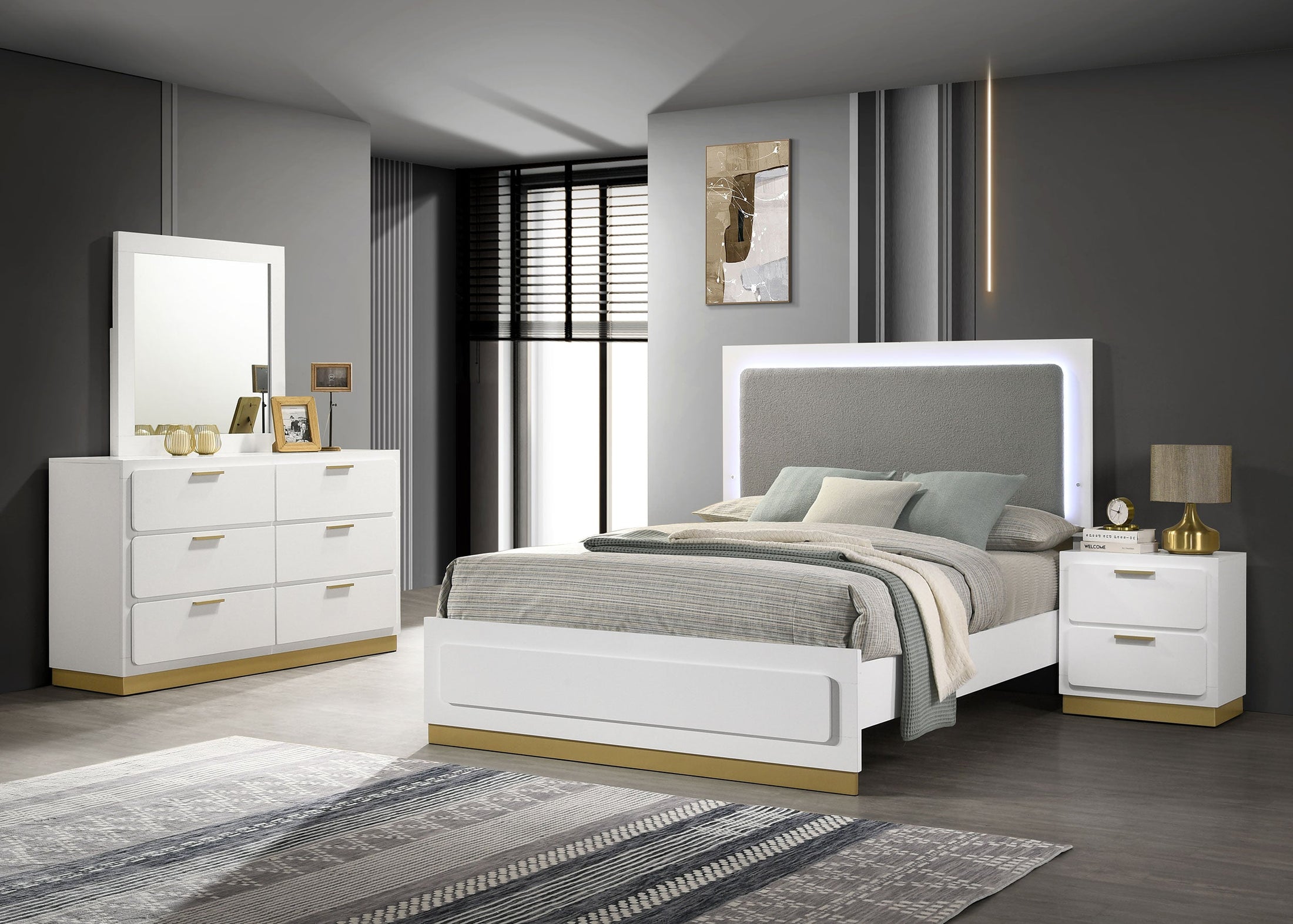 Juego de dormitorio Caraway negro