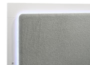 Caraway Wood LED Panel Bed