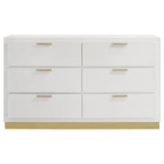 Caraway 6-drawer Dresser Black