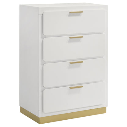 Caraway 4-drawer Bedroom Chest Black