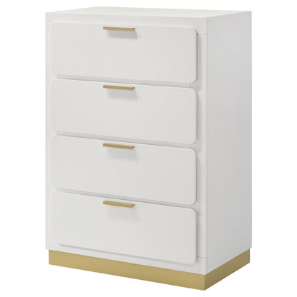 Caraway 4-drawer Bedroom Chest Black