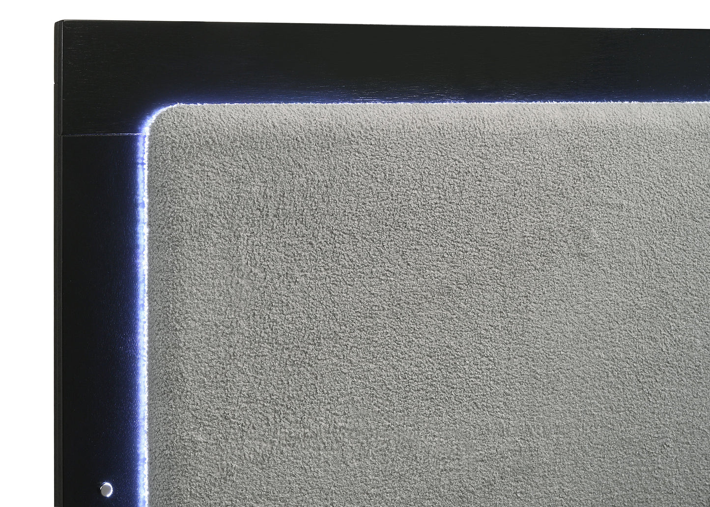 Caraway Wood LED Panel Bed