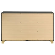 Caraway 6-drawer Dresser Black