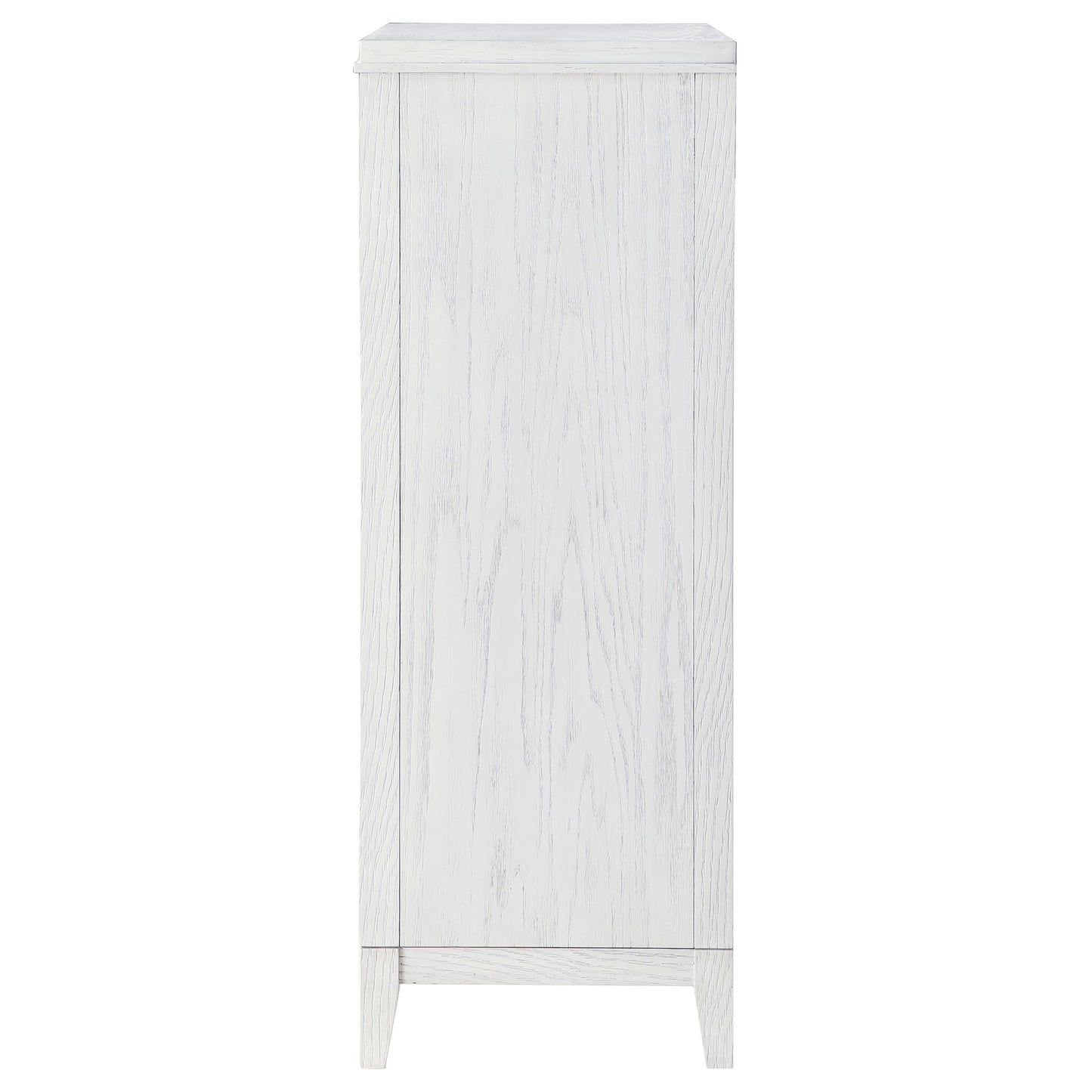 Marielle Distressed White 5-Drawer Chest