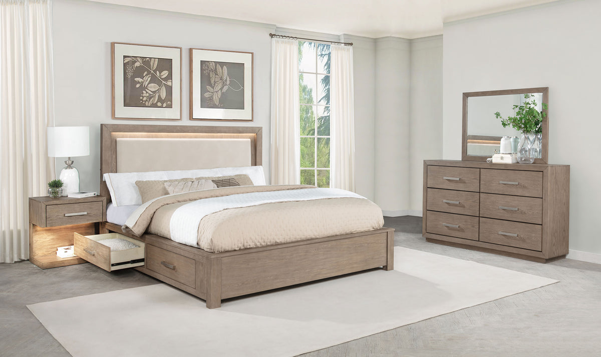 Kenora Bedroom Set Barley Brown