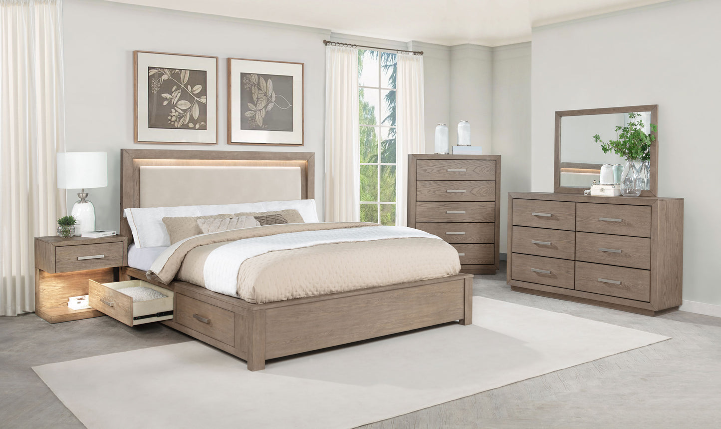 Kenora Bedroom Set Barley Brown