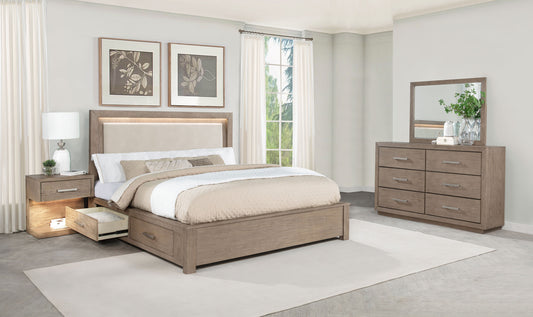 Kenora Bedroom Set Barley Brown