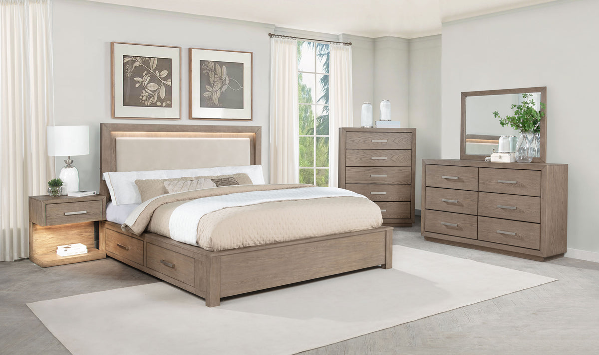 Kenora Bedroom Set Barley Brown