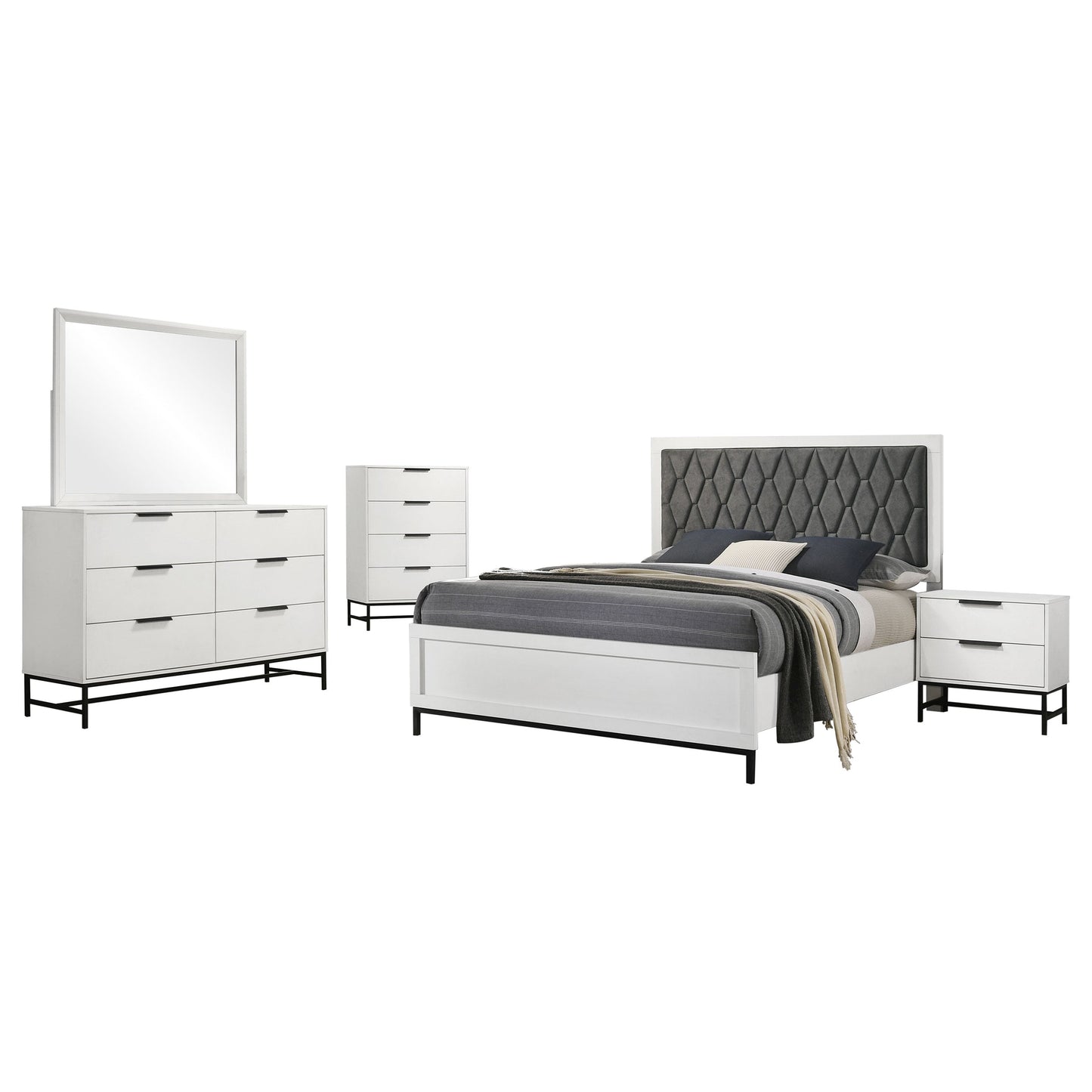 Conjunto de dormitorio Sonora blanco