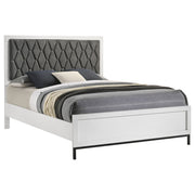 Sonoma Upholstered Wingback Bed Beige