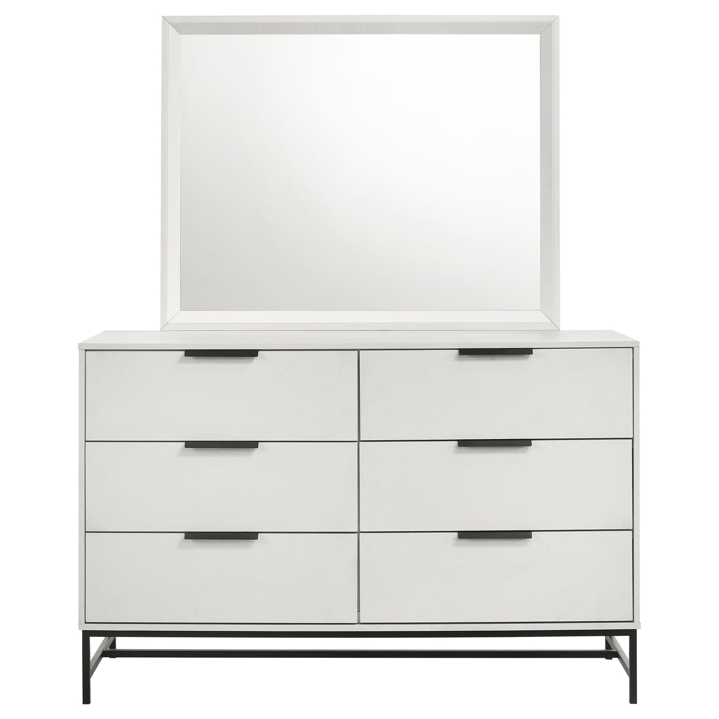 Sonora 6-drawer Bedroom Dresser White