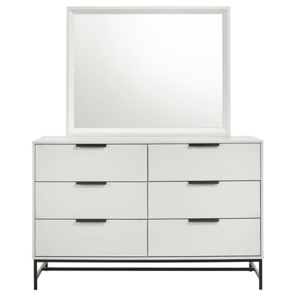 Sonora 6-drawer Bedroom Dresser White