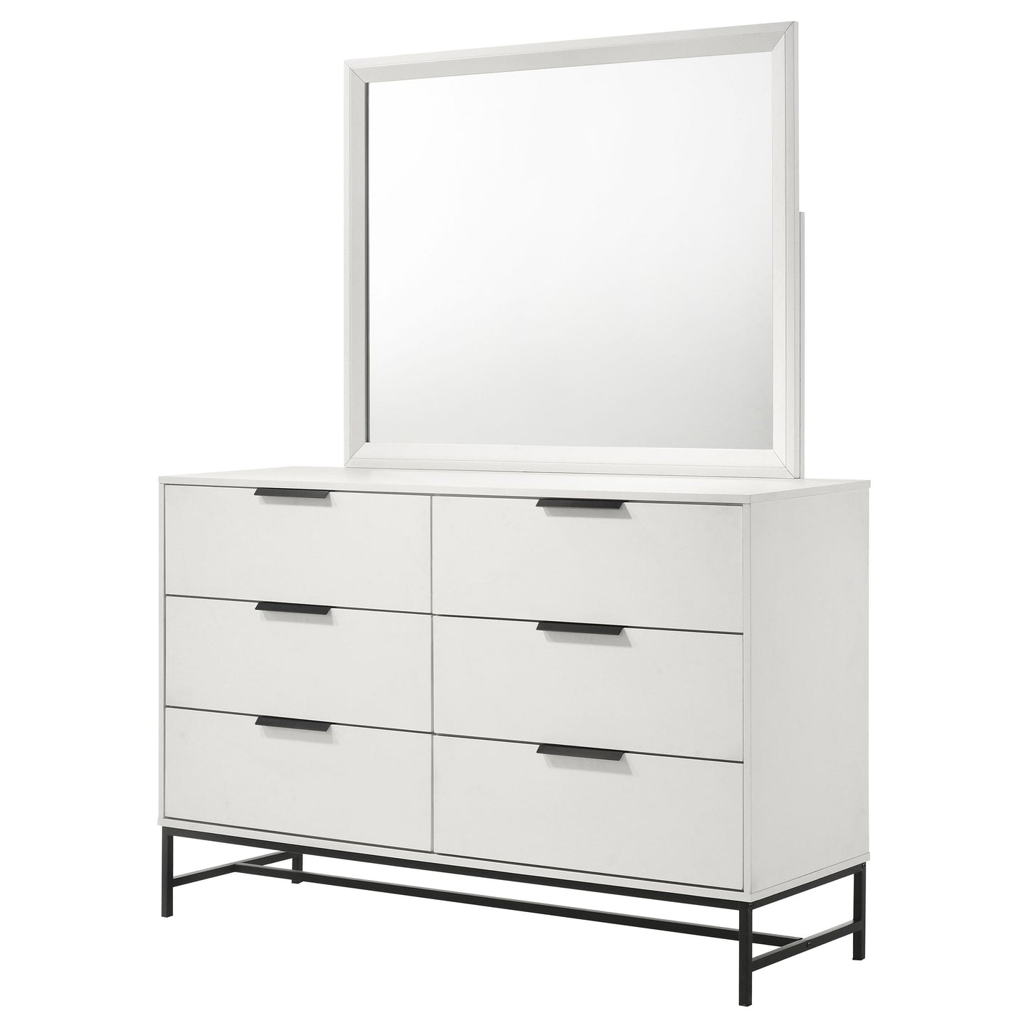 Sonora 6-drawer Bedroom Dresser White