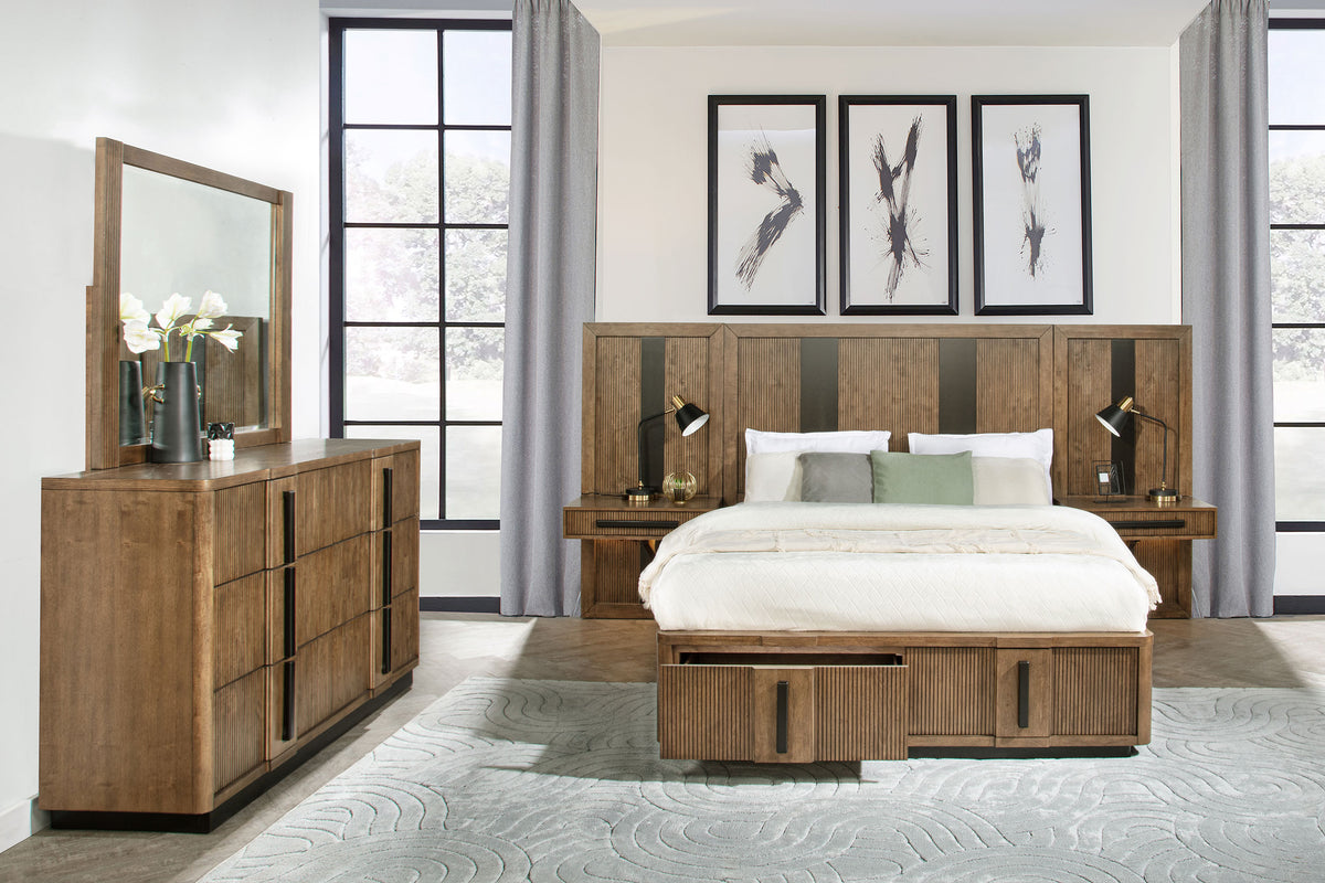Terrace Panel Bedroom Set Ash Brown