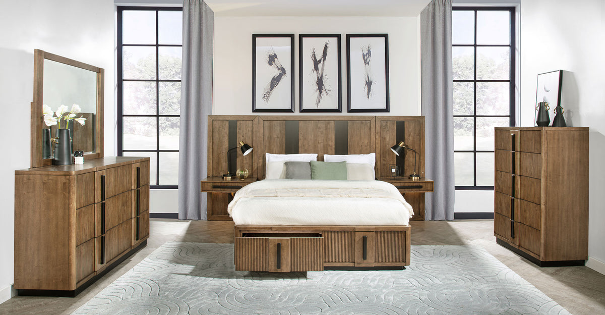 Terrace Panel Bedroom Set Ash Brown