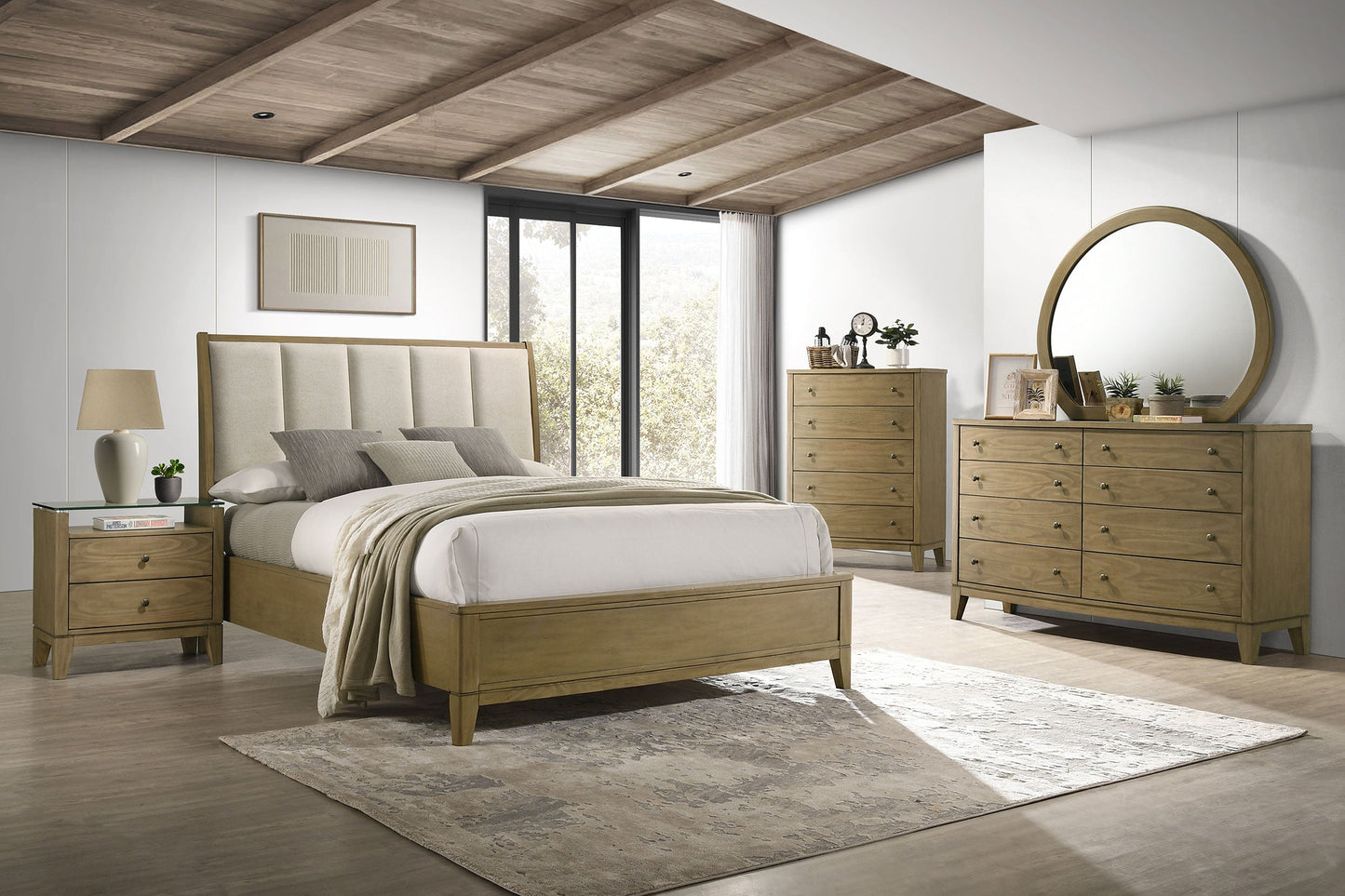 Granada  Bedroom Set Natural Pine