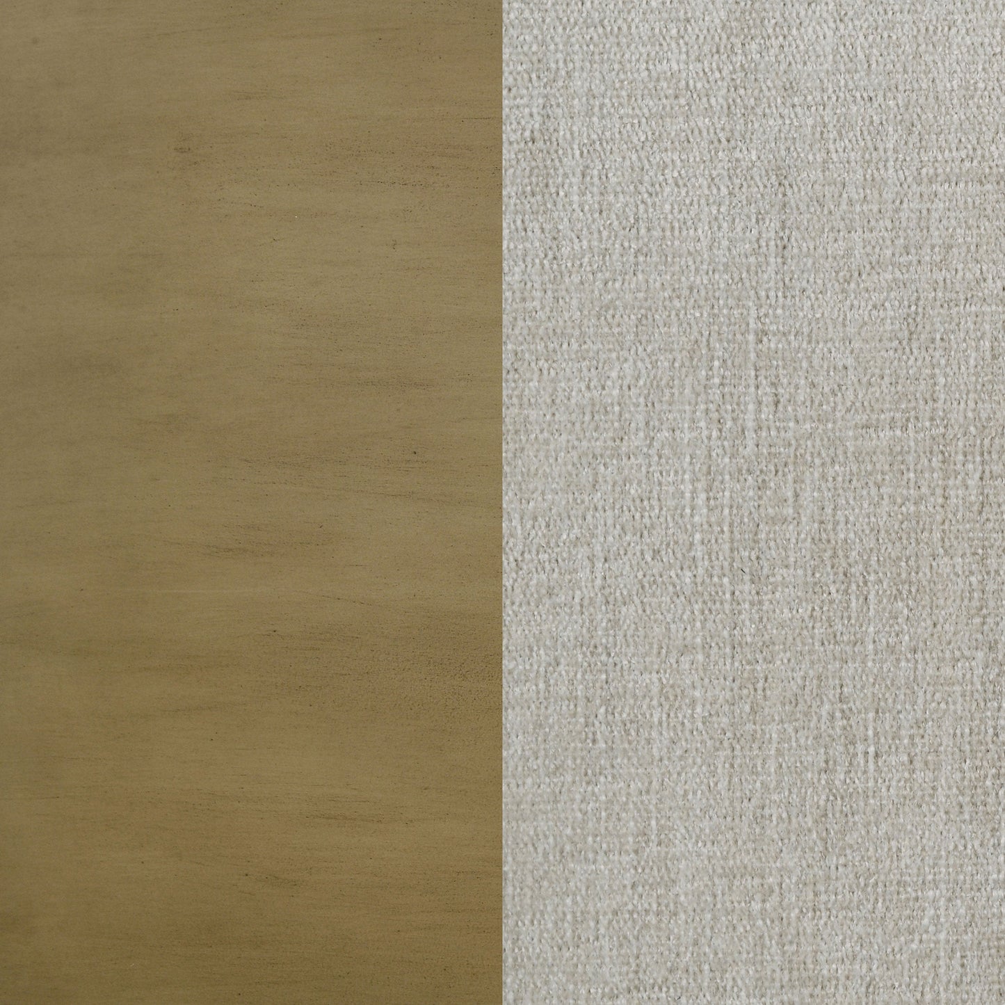 Cama tapizada Granada con paneles de pino natural