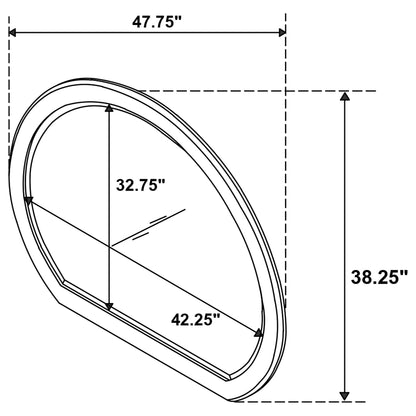 Granada Dresser Mirror Natural Pine